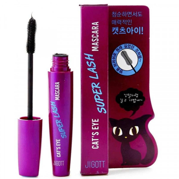 JIGOTT Тушь для удлинения ресниц Cat`S Eye Super Lash Mascara (12 г)