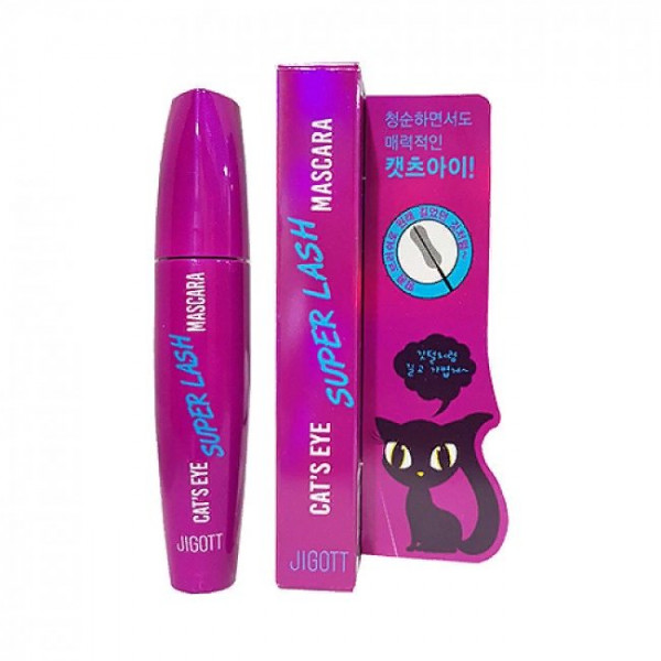 JIGOTT Тушь для удлинения ресниц Cat`S Eye Super Lash Mascara (12 г)