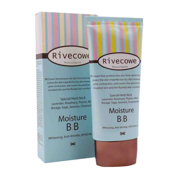 RIVECOWE Увлажняющий BB - крем SPF30 РА+++ (40 мл)