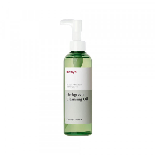 Manyo Factory Гидрофильное масло на основе комплекса трав Herb Green Cleansing Oil (200 мл)
