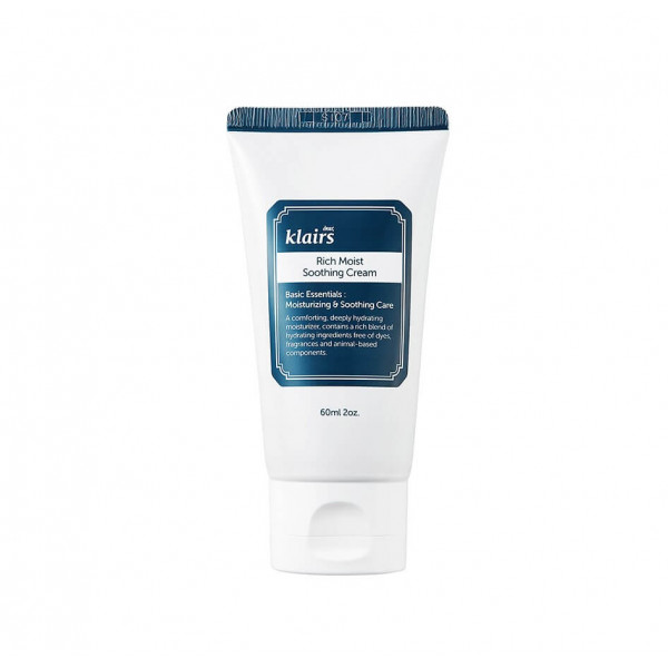 Dear, Klairs Глубокоувлажняющий крем для чувствительной кожи Rich Moist Soothing Cream (60 мл)