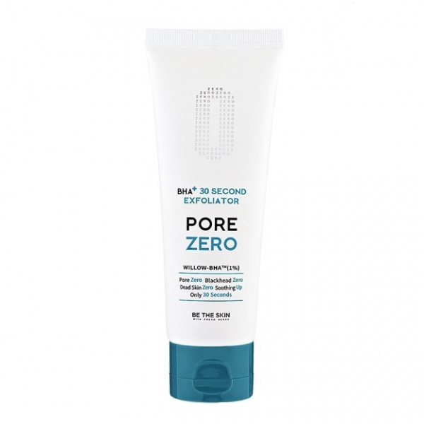 Be The Skin Пилинг-скатка для лица с кислотами BHA+ Pore Zero 30 Second Exfoliator (100 мл)