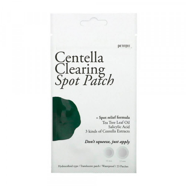 Petitfee Точечные патчи от воспалений с экстрактом центеллы азиатской Centella Clearing Spot Patch (23 шт)