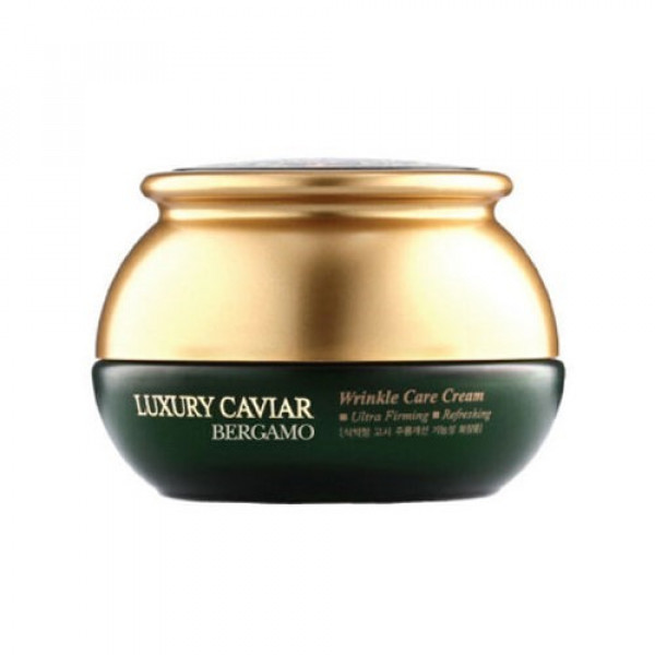 BERGAMO Антивозрастной крем для лица с экстрактом черной икры Luxury Caviar Wrinkle Care Cream (50 г)