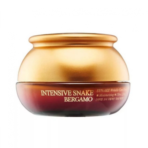 BERGAMO Омолаживающий крем для лица со змеиным пептидом Intensive Snake Syn-Ake Wrinkle Care Cream (50 г)