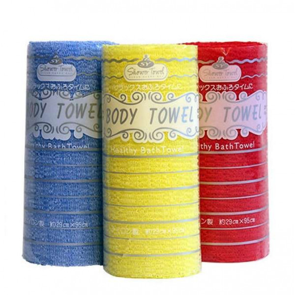 BODY TOWEL Полотенце-скраб (мочалка) 29 х 100 см