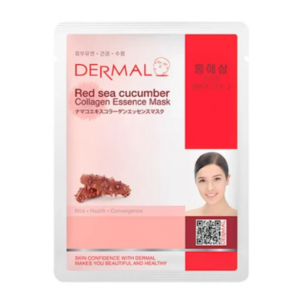 DERMAL Подтягивающая маска с экстрактом трепанга коллагеном Red Sea Cucumber Collagen Essence Mask (23 мл)