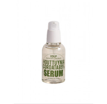 DERMA FACTORY Успокаивающая сыворотка для лица с экстрактом цветка хауттюйнии Houttuynia Cordata 89% Serum (50 мл)