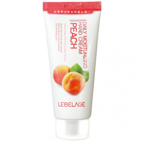 LEBELAGE Увлажняющий крем для рук с персиком Daily Moisturizing Hand Cream Peach (100 мл)