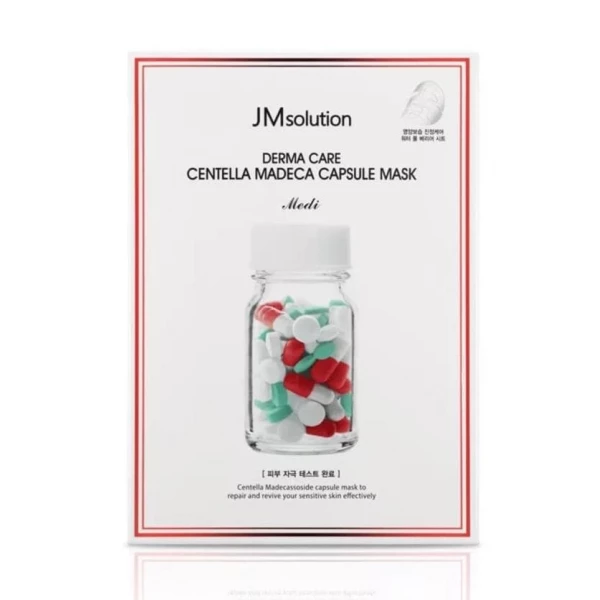 JMsolution Успокаивающая целлюлозная маска с центеллой азиатской Derma Care Centella Repair Capsule Mask (30 мл)