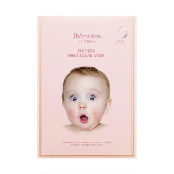 JMsolution Гипоаллергенная тканевая маска для осветления кожи Mama Pureness Mela Clear Mask (30 мл)