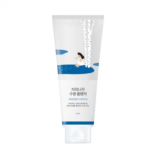 ROUND LAB Увлажняющая пенка для лица с березовым соком Birch Juice Moisturizing Cleanser (150 мл)