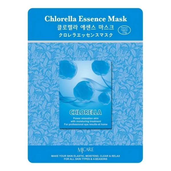 MIJIN Тканевая маска для лица с экстрактом хлореллы Chlorella Essence Mask (23 г)