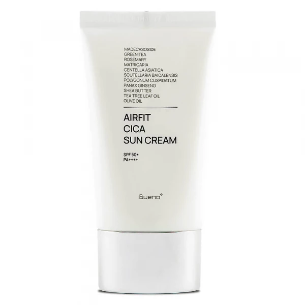 Bueno Солнцезащитный крем с центеллой Perfect Airfit Cica Sun Cream SPF 50+ PA++++ (50 мл)