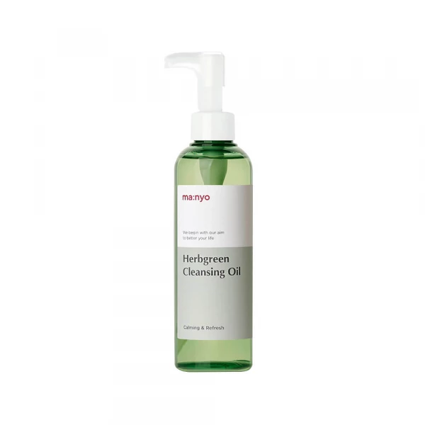 Manyo Factory Гидрофильное масло на основе комплекса трав Herb Green Cleansing Oil (200 мл)