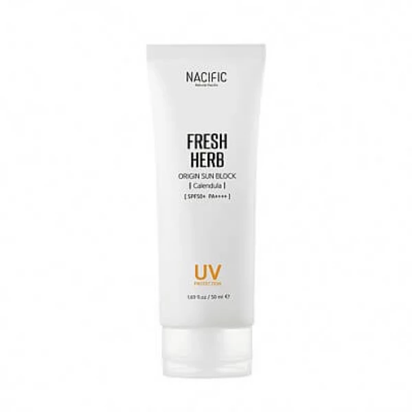 NACIFIC  Освежающий санблок с календулой SPF50+ (50 мл)