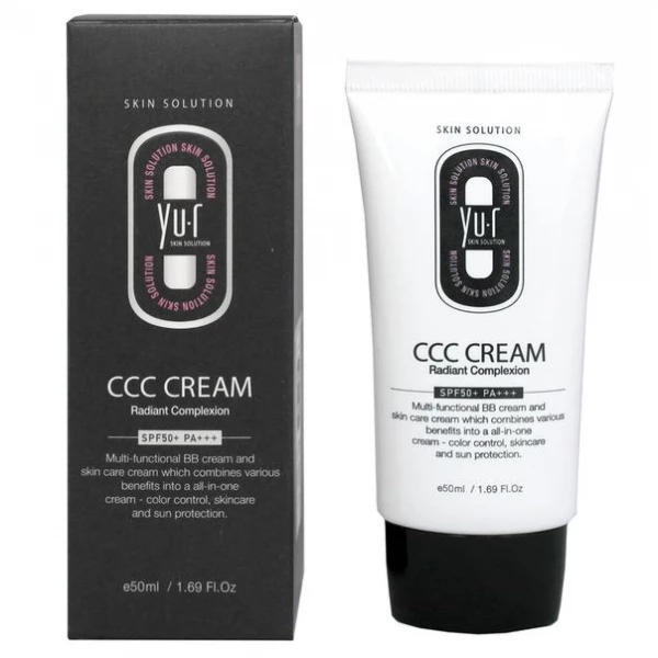 Yu.r Корректирующий ССС-крем для лица натуральный CCC Cream Medium SPF50+ PA+++ (23 тон) (50 мл)