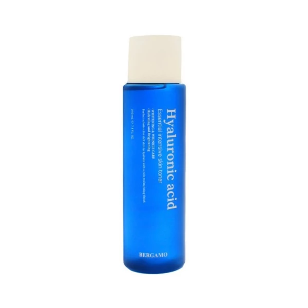BERGAMO Увлажняющий тонер-эссенция для лица с гиалуроновой кислотой Hyaluronic Acid Essential Toner (210 мл)
